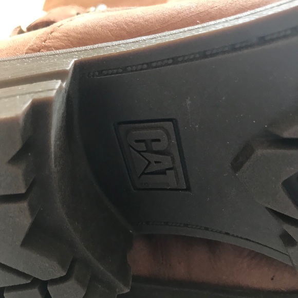 Caterpillar “CAT” Brown Suede Boots Sherpa Lined - Picture 12 of 15